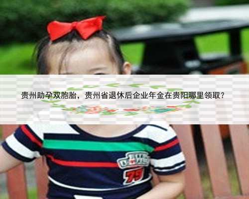 贵州助孕双胞胎，贵州省退休后企业年金在贵阳哪里领取？