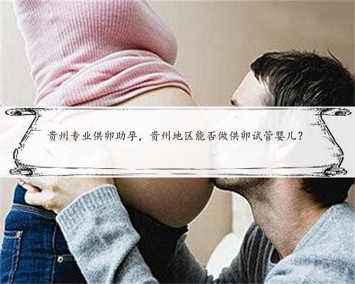 贵州专业供卵助孕，贵州地区能否做供卵试管婴儿？